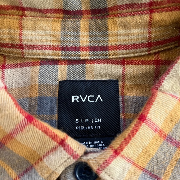 RVCA men’s flannel - Picture 4 of 7